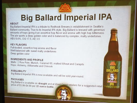 Redhook Big Ballard Imperial IPA Release Event